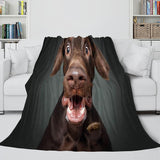 Load image into Gallery viewer, Pet Puppy Dog Flannel Fleece Blanket Bedding Blanket for All Seasons