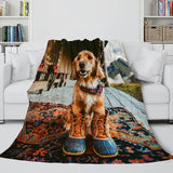 Load image into Gallery viewer, Pet Puppy Dog Flannel Fleece Blanket Bedding Blanket for All Seasons