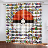 Load image into Gallery viewer, Pokémon Curtains Blackout Window Drapes