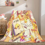 Charger l&#39;image dans la visionneuse de la galerie, Pokemon Pikachu flanelle polaire couverture jeter Cosplay sieste couette couverture