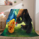 Load image into Gallery viewer, Pokemon Pikachu Flannel Fleece Blanket Throw Wrap Nap Quilt Blanket