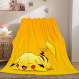 Load image into Gallery viewer, Pokemon Pikachu Flannel Fleece Blanket Throw Wrap Nap Quilt Blanket