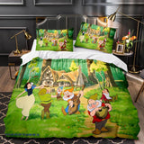 Load image into Gallery viewer, Princess Snow White Cinderella Belle Bedding Set Quilt Duvet Cover Sets