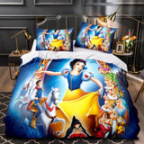 Load image into Gallery viewer, Princess Snow White Cinderella Belle Bedding Set Quilt Duvet Cover Sets