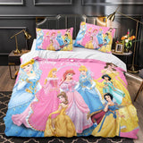 Load image into Gallery viewer, Princess Snow White Cinderella Belle Bedding Set Quilt Duvet Cover Sets