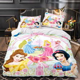 Load image into Gallery viewer, Princess Snow White Cinderella Rapunzel Merida Bedding Set Duvet Cover