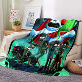 Load image into Gallery viewer, Rick and Morty Blanket Flannel Throw Room Decoration