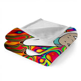 Load image into Gallery viewer, Rick and Morty Pattern Blanket Flannel Throw Room Decoration
