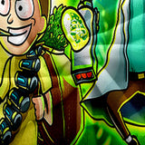 Load image into Gallery viewer, Rick and Morty Pattern Blanket Flannel Throw Room Decoration