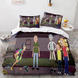 Load image into Gallery viewer, Rick and Morty Season 5 Bedding Set Quilt Duvet Cover Bedding Sets