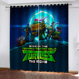 Load image into Gallery viewer, Rise of the Teenage Mutant Ninja Turtles Curtains Blackout Window Drapes