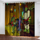 Load image into Gallery viewer, Rise of the Teenage Mutant Ninja Turtles Curtains Blackout Window Drapes