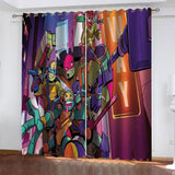 Load image into Gallery viewer, Rise of the Teenage Mutant Ninja Turtles Curtains Blackout Window Drapes