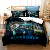 Charger l&#39;image dans la visionneuse de la galerie, Riverdale TV Cosplay UK ensemble de literie couette housse de couette ensembles de draps de lit