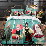 Charger l&#39;image dans la visionneuse de la galerie, SPY × FAMILY Parure de lit Housse de couette Housse de couette Ensembles de draps Décoration de la chambre