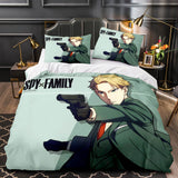 Charger l&#39;image dans la visionneuse de la galerie, SPY × FAMILY Ensemble de literie Quilt Housse de couette Draps de lit pour la décoration de la chambre