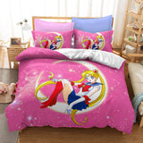 Charger l&#39;image dans la visionneuse de la galerie, Sailor Moon Cosplay ensemble de literie couette housses de couette ensembles de draps