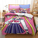 Load image into Gallery viewer, Sailor Moon Cosplay Grils Bedding Set UK Quilt Duvet Cover Bed Sets