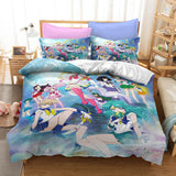 Load image into Gallery viewer, Sailor Moon Cosplay Grils Bedding Set UK Quilt Duvet Cover Bed Sets