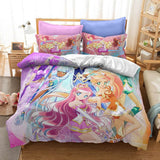 Load image into Gallery viewer, Sailor Moon Cosplay Grils Bedding Set UK Quilt Duvet Cover Bed Sets