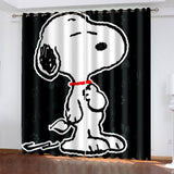 Load image into Gallery viewer, Snoopy Curtains Blackout Window Treatments Drapes for Room Decoration