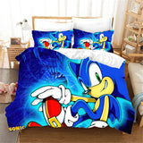 Load image into Gallery viewer, Sonic Pattern Bedding Set Quilt Cover Without Filler