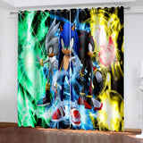 Load image into Gallery viewer, Sonic The Hedgehog 2 Curtains Blackout Window Drapes