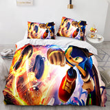 Load image into Gallery viewer, Sonic The Hedgehog Cosplay Kids Bedding Set Quilt Duvet Cover Bed Sets