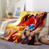 Load image into Gallery viewer, Sonic the Hedgehog 2 Flannel Fleece Blanket Throw Blanket Room Decoration