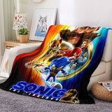 Charger l&#39;image dans la visionneuse de la galerie, Sonic the Hedgehog 2 Couverture polaire en flanelle Couverture cosplay