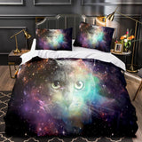 Load image into Gallery viewer, Space Cat Astronaut Cat In Space Bedding Set Duvet Cover