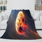 Load image into Gallery viewer, Space Cat Astronaut Cat In Space Flannel Fleece Blanket Wrap Blanket