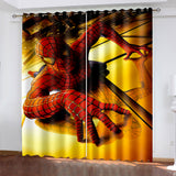 Load image into Gallery viewer, Spider-Man Curtains Blackout Window Drapes