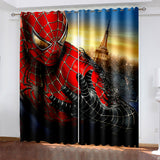 Load image into Gallery viewer, Spider-Man Curtains Blackout Window Drapes