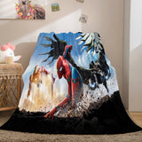 Charger l&#39;image dans la visionneuse de la galerie, Spider Man Cosplay couverture flanelle polaire couverture jeter couette couverture