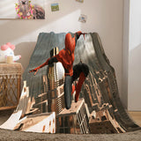 Load image into Gallery viewer, Spider Man Cosplay Blanket Flannel Fleece Blanket Throw Quilt Blanket