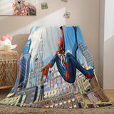 Load image into Gallery viewer, Spider Man Cosplay Flannel Fleece Blanket Throw Wrap Nap Quilt Blanket