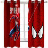 Charger l&#39;image dans la visionneuse de la galerie, Spider Man Rideaux Cosplay Blackout Fenêtre Traitements Rideaux Room Decor