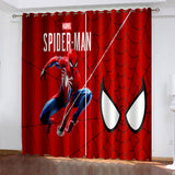 Charger l&#39;image dans la visionneuse de la galerie, Spider Man Rideaux Cosplay Blackout Fenêtre Traitements Rideaux Room Decor