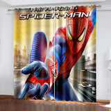 Charger l&#39;image dans la visionneuse de la galerie, Spider Man Rideaux Cosplay Blackout Fenêtre Traitements Rideaux Room Decor