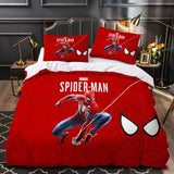 Load image into Gallery viewer, Spiderman Pattern Cosplay Bedding Set Quilt Covers