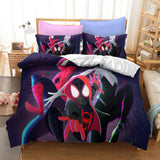 Load image into Gallery viewer, Spider Man Miles Morales Gwen Stacy Bedding Set Duvet Cover Bed Sets