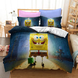 Charger l&#39;image dans la visionneuse de la galerie, SpongeBob SquarePants Parure de lit pour enfant avec housse de couette et housse de couette