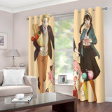 Load image into Gallery viewer, Spy x Family Curtains 2 Panels Blackout Window Drapes for Room Decoration