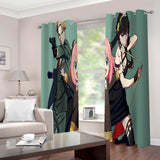Load image into Gallery viewer, Spy x Family Curtains Cosplay Blackout Window Drapes for Room Decoration