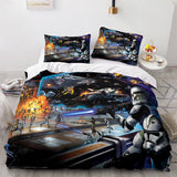 Charger l&#39;image dans la visionneuse de la galerie, Ensemble de literie Star Wars Cosplay Housses de couette Ensembles de draps de lit