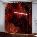 Load image into Gallery viewer, Star Wars Curtains Blackout Window Drapes