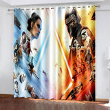 Load image into Gallery viewer, Star Wars Curtains Pattern Blackout Window Drapes