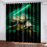 Load image into Gallery viewer, Star Wars Curtains Pattern Blackout Window Drapes