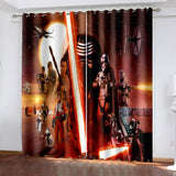 Load image into Gallery viewer, Star Wars Curtains Pattern Blackout Window Drapes